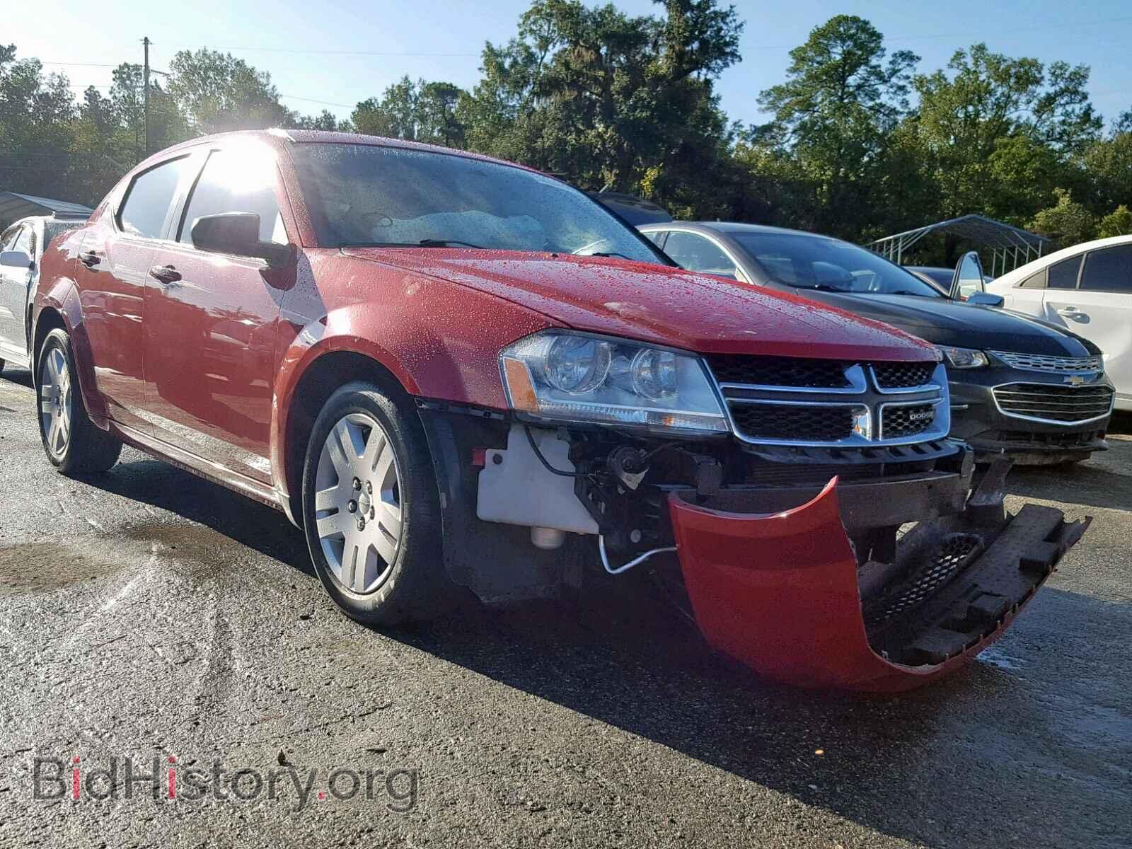 Photo 1C3CDZAB9EN129990 - DODGE AVENGER 2014