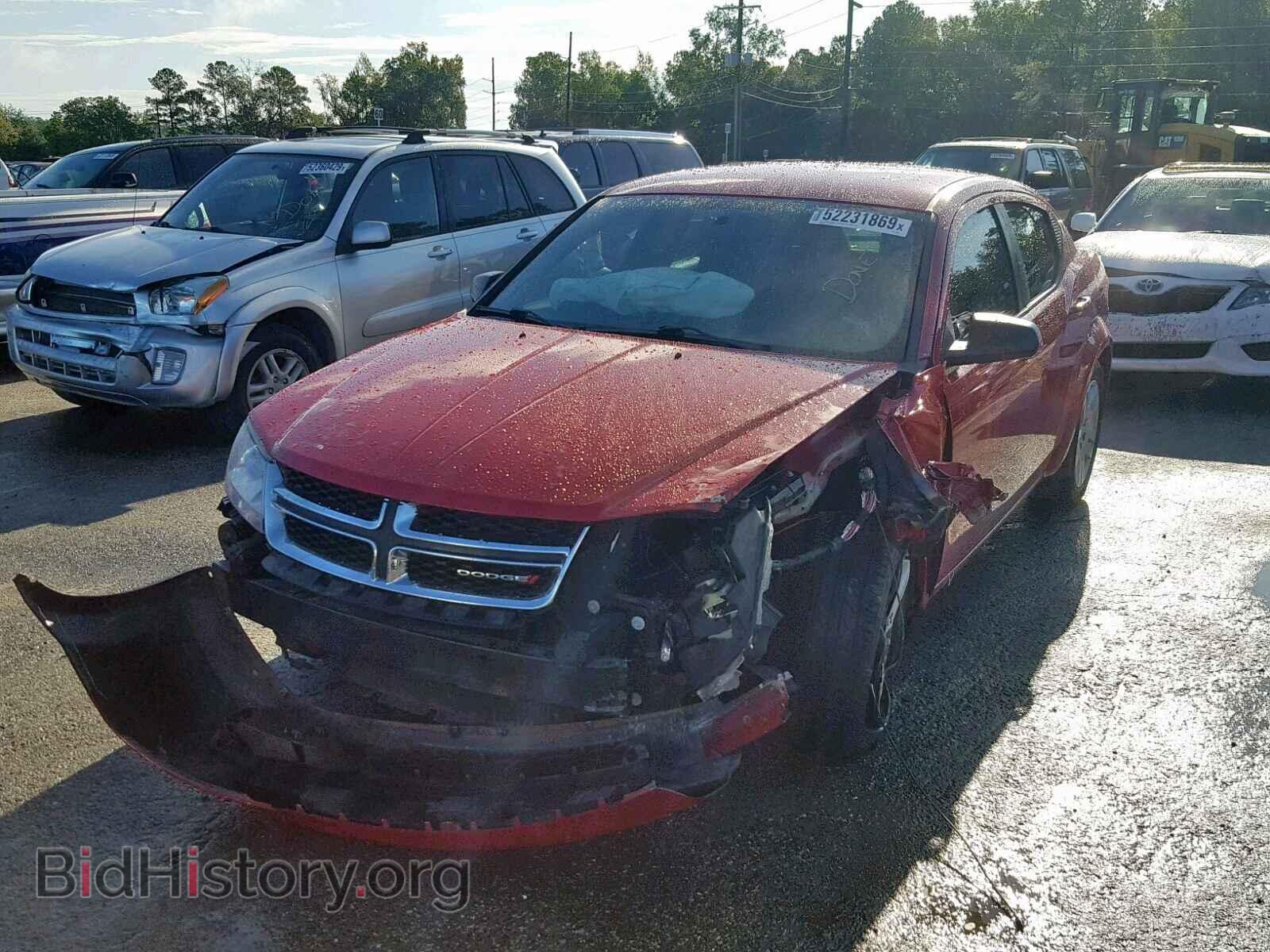 2014 DODGE AVENGER - VIN: 1C3CDZAB9EN129990 - Фото 2