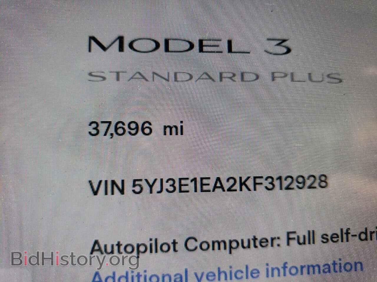 2019 TESLA MODEL 3 - VIN: 5YJ3E1EA2KF312928 - Фото 8