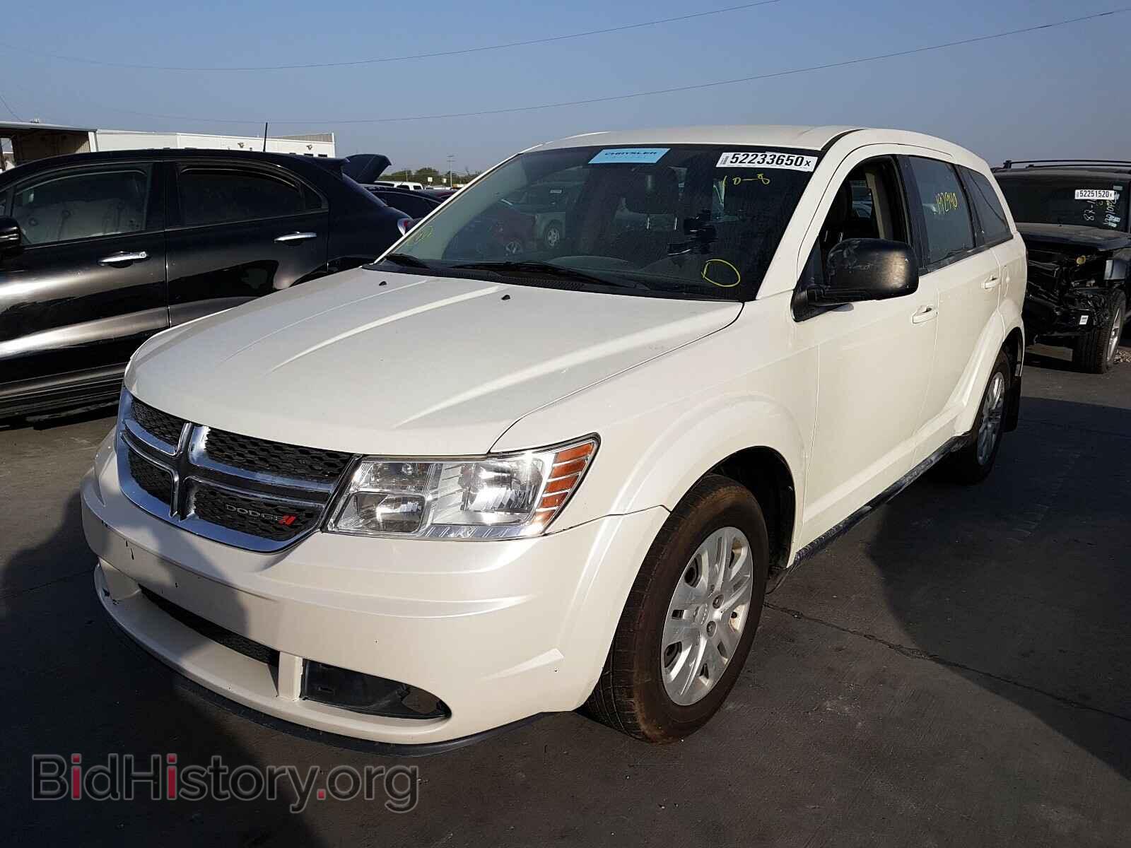 2014 DODGE JOURNEY - VIN: 3C4PDCAB4ET111990 - Фото 2