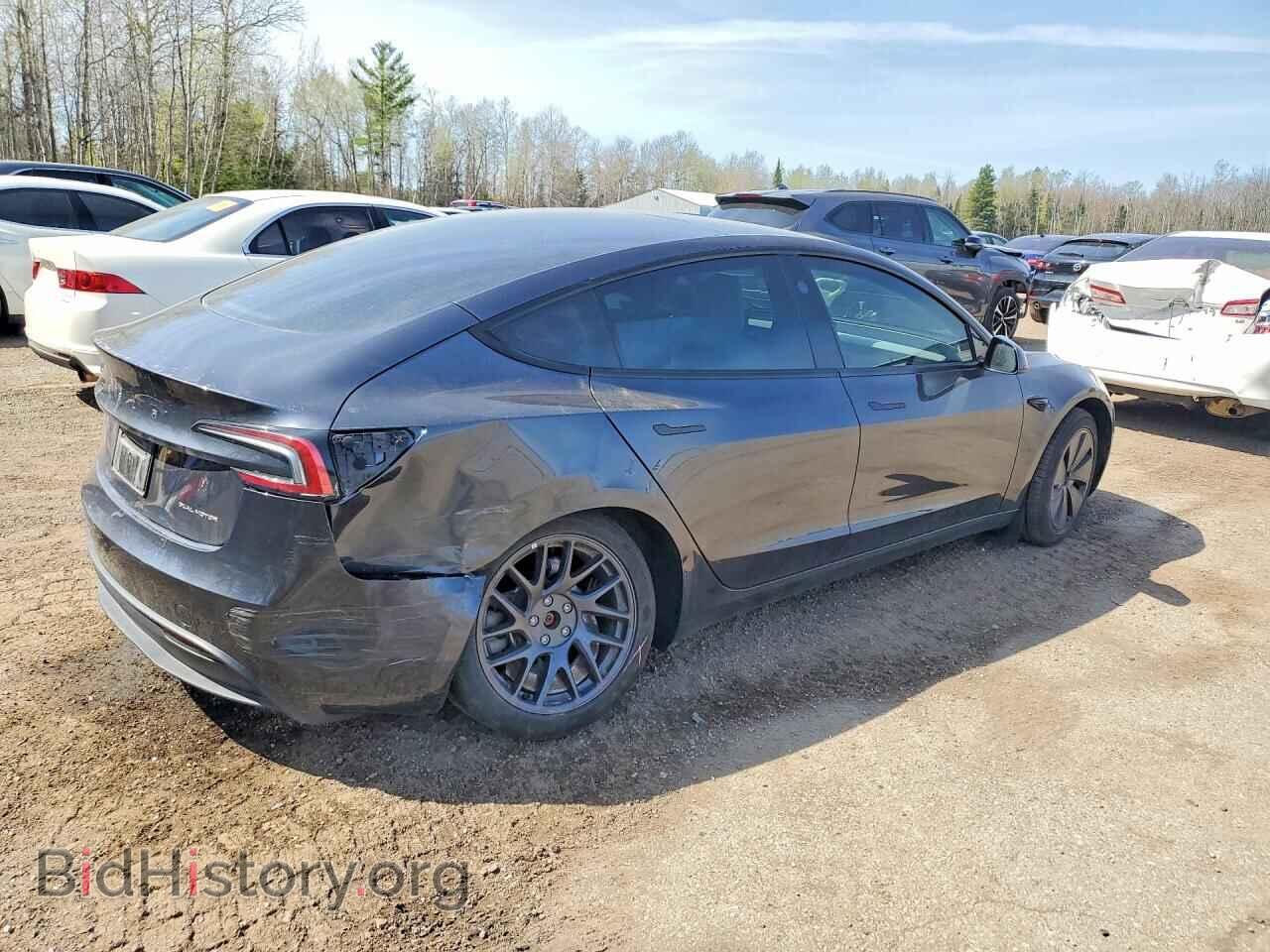 2024 TESLA MODEL 3 - VIN: LRW3E7EB8RC135558 - Фото 3