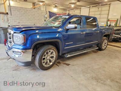 2018 GMC SIERRA K1500 SLT, blue — VIN 3GTU2NEC7JG303057, Copart
