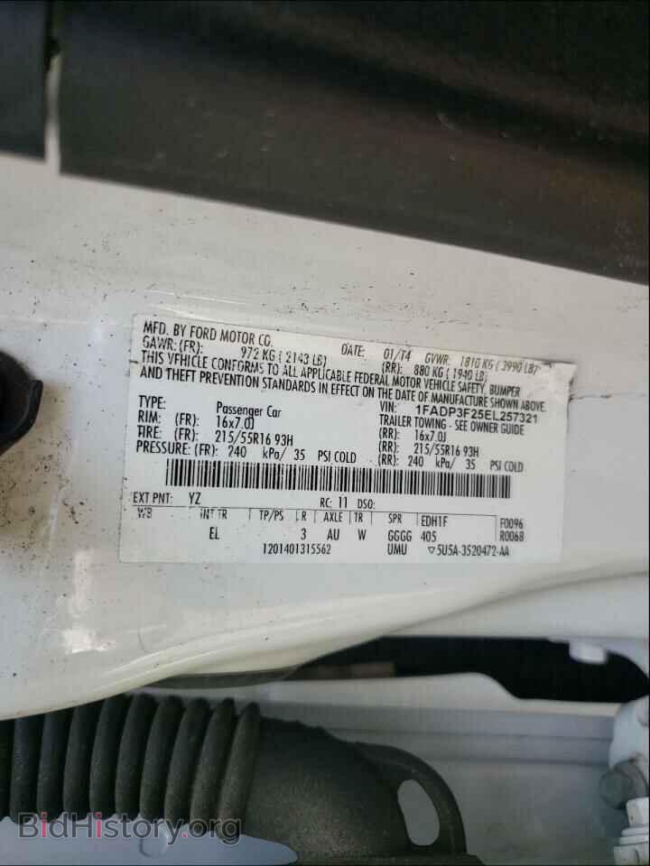 2014 FORD FOCUS - VIN: 1FADP3F25EL257321 - Photo 10