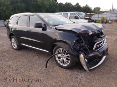 2016 Dodge DURANGO Durango LI, black — VIN 1C4RDJDG3GC387211, Copart