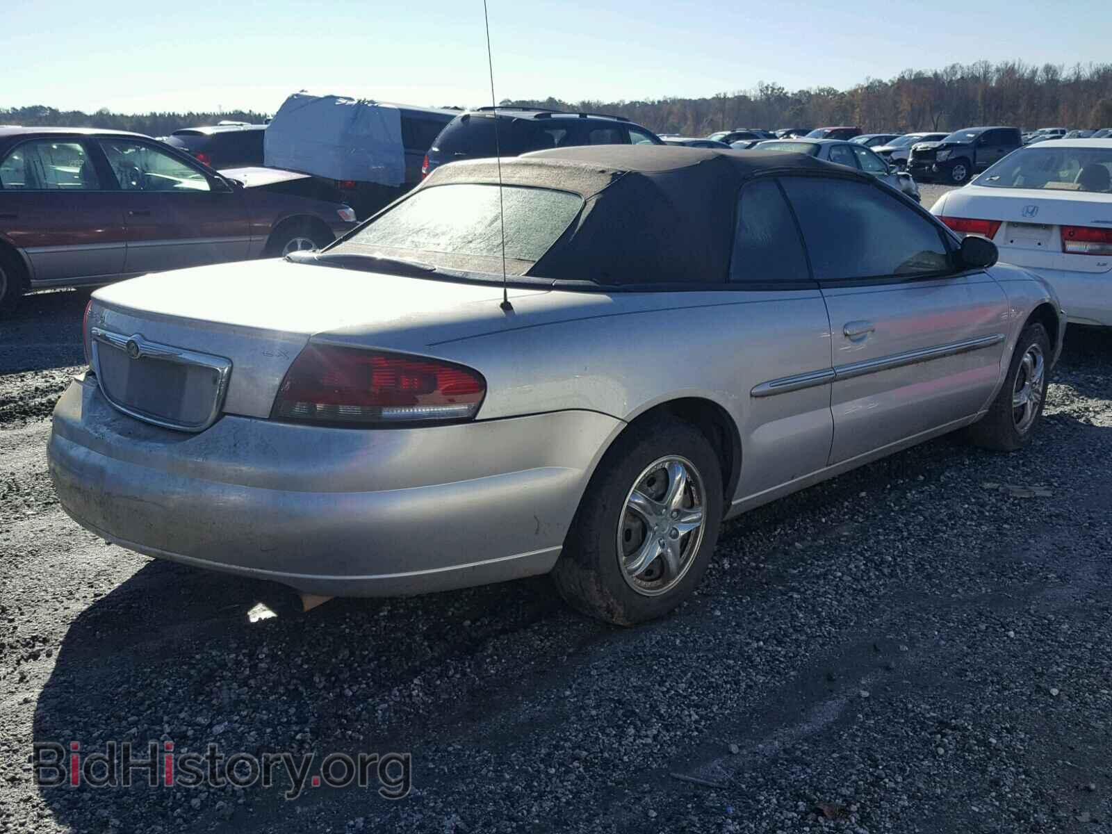 2002 CHRYSLER SEBRING - VIN: 1C3EL45X82N272963 - Фото 4