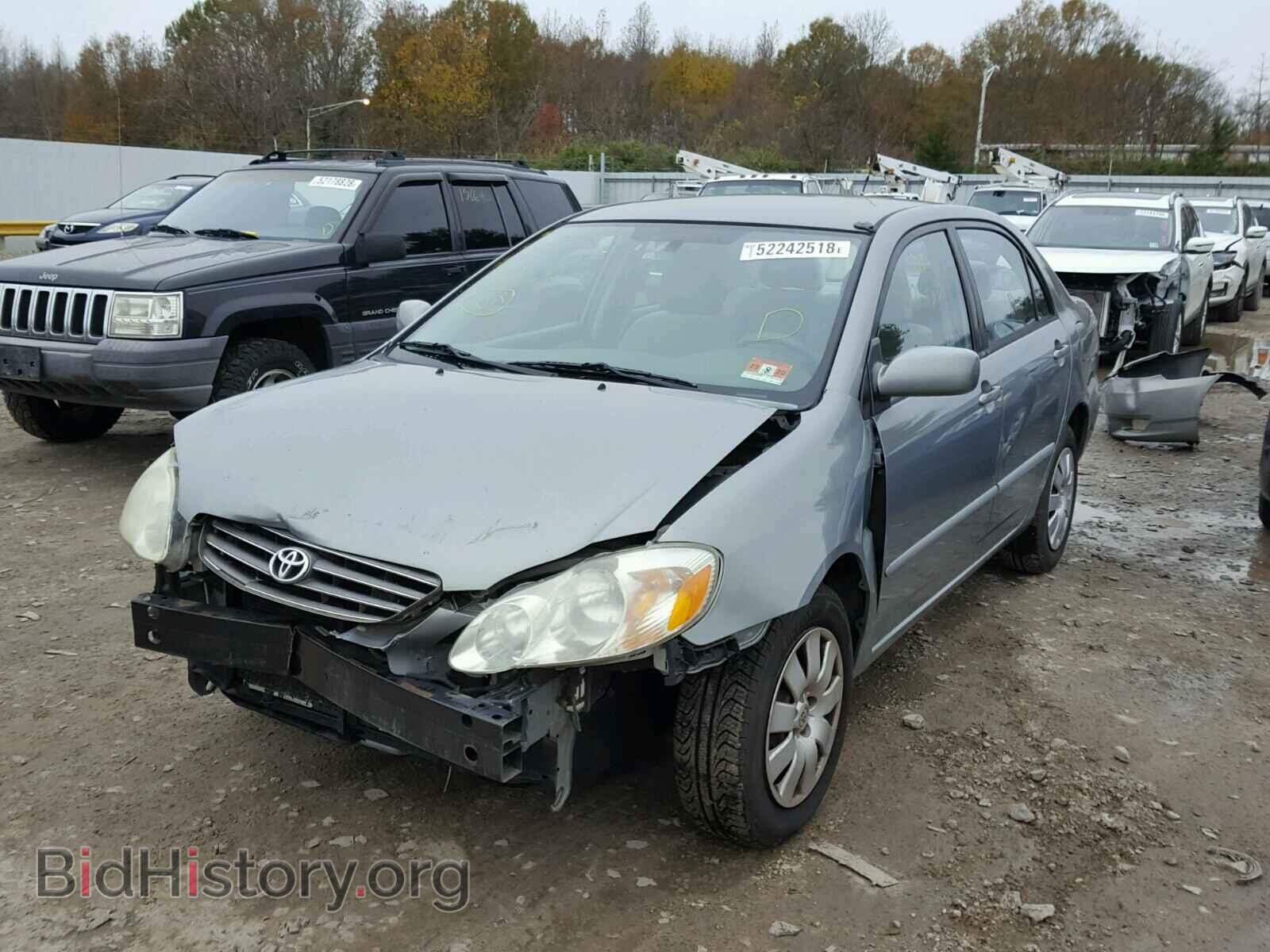2003 TOYOTA COROLLA - VIN: 2T1BR32E43C070748 - Фото 2
