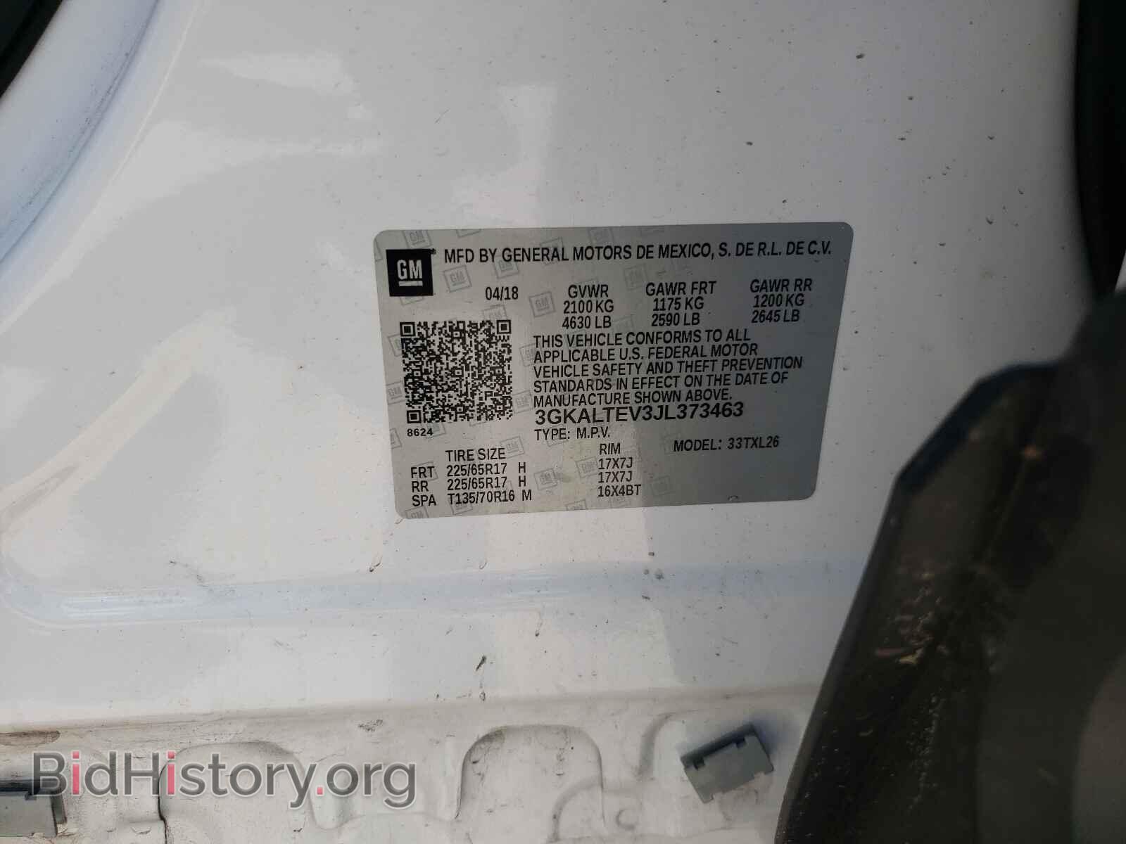 2018 GMC TERRAIN - VIN: 3GKALTEV3JL373463 - Фото 10