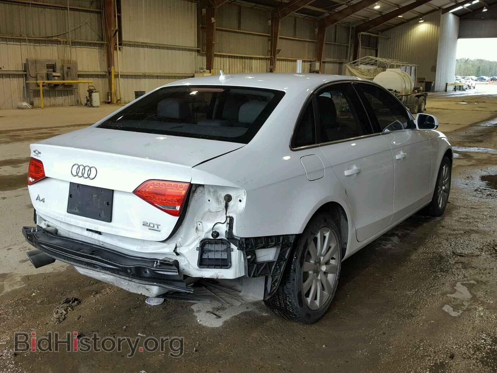 2012 AUDI A4 - VIN: WAUBFAFL7CA120534 - Photo 4