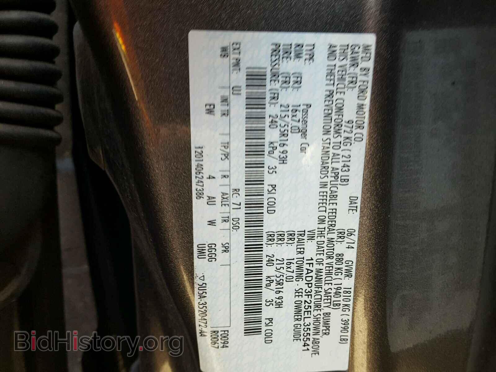 2014 FORD FOCUS - VIN: 1FADP3F25EL355541 - Photo 10