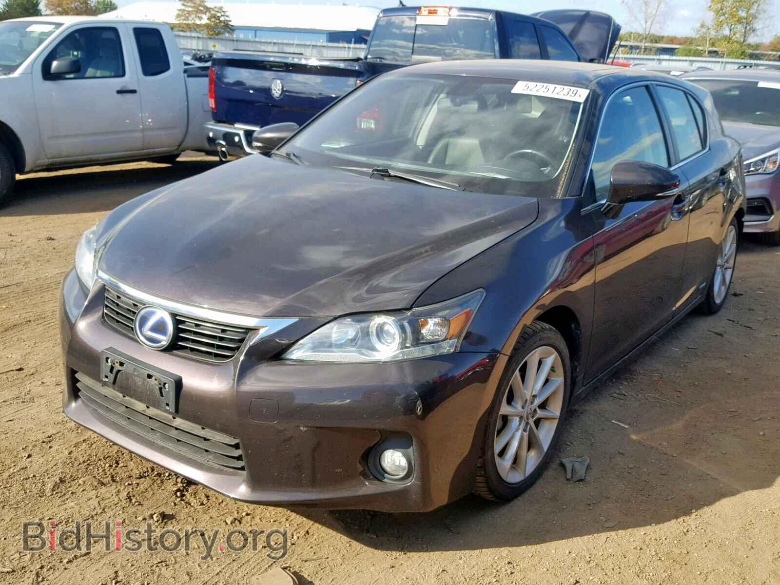 2012 LEXUS CT 200 - VIN: JTHKD5BH2C2120287 - Фото 2