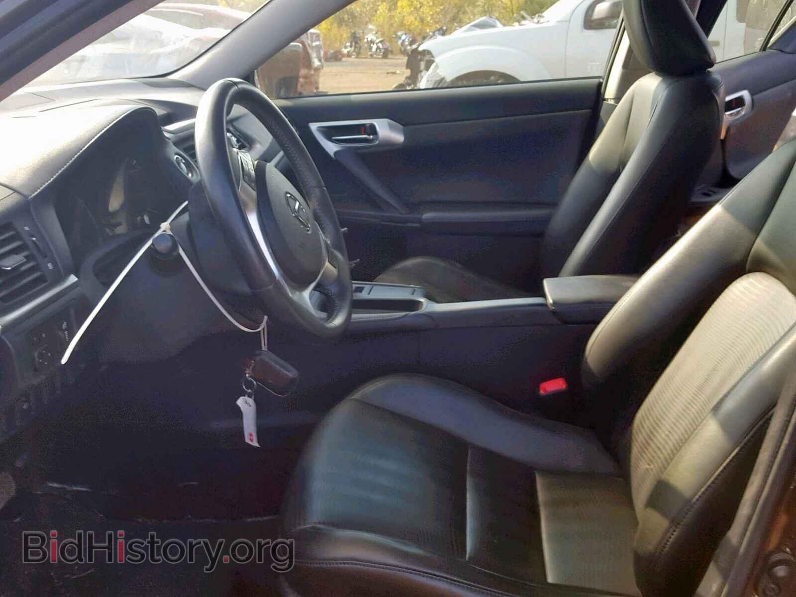 2012 LEXUS CT 200 - VIN: JTHKD5BH2C2120287 - Фото 5