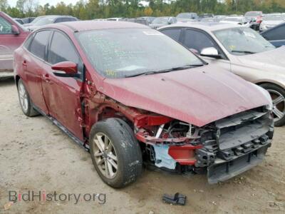 2016 Ford FOCUS Focus SE, красный — VIN 1FADP3F24GL237967, Copart