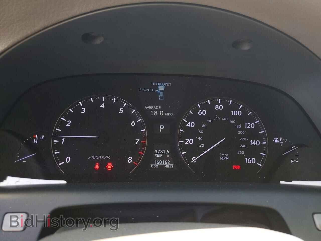 2007 LEXUS LS460 - VIN: JTHBL46F375036408 - Фото 9