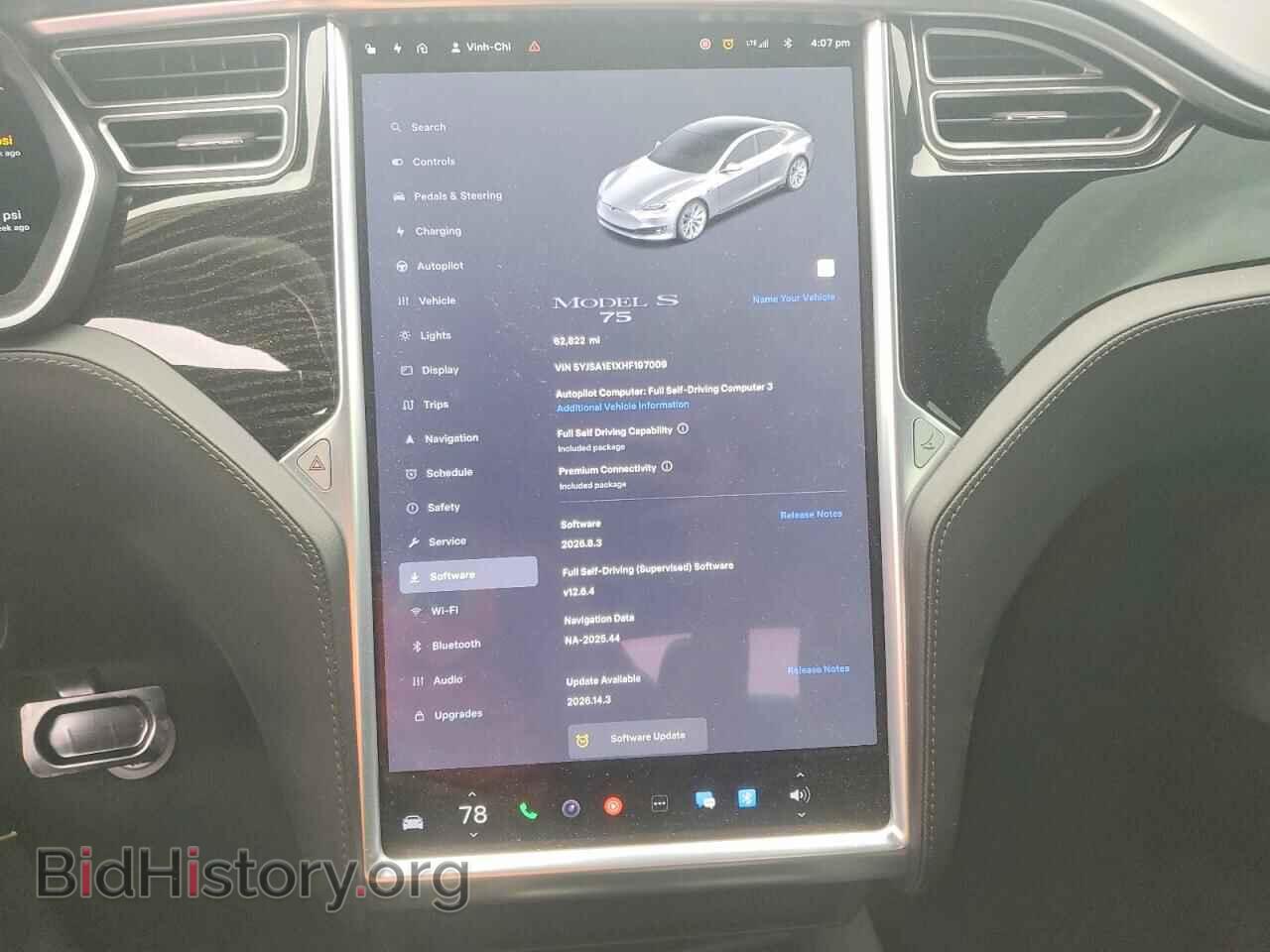 2017 TESLA MODEL S - VIN: 5YJSA1E1XHF197009 - Photo 9