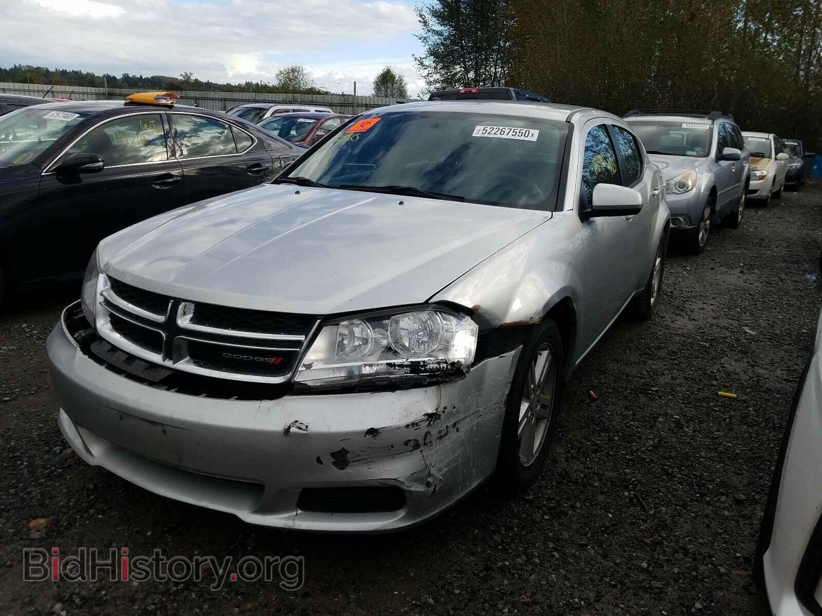 2012 DODGE AVENGER - VIN: 1C3CDZCB1CN219628 - Фото 2