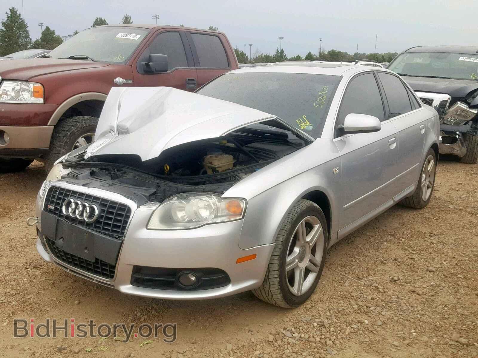 2008 AUDI A4 - VIN: WAUDF78EX8A022051 - Фото 2