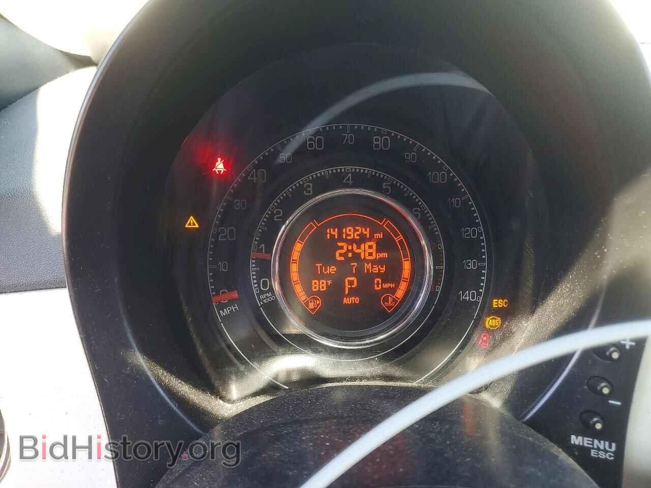 2012 FIAT 500 - VIN: 3C3CFFBR7CT358041 - Фото 9