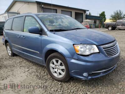 2011 Chrysler MINIVAN Town & COU, blue — VIN 2A4RR5DG2BR714314, Copart