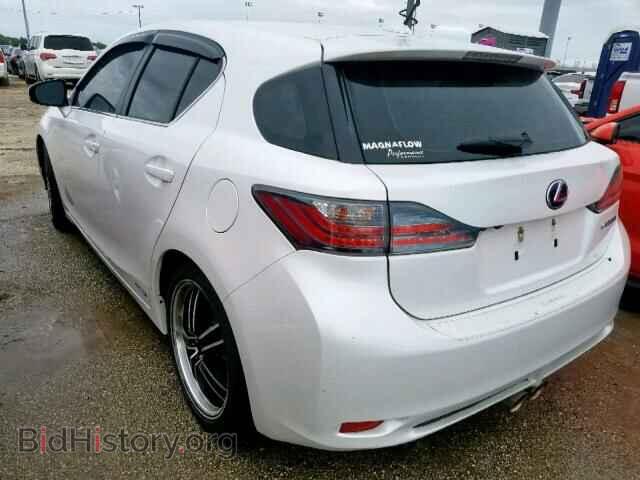 2012 LEXUS CT 200 - VIN: JTHKD5BH2C2065582 - Фото 3