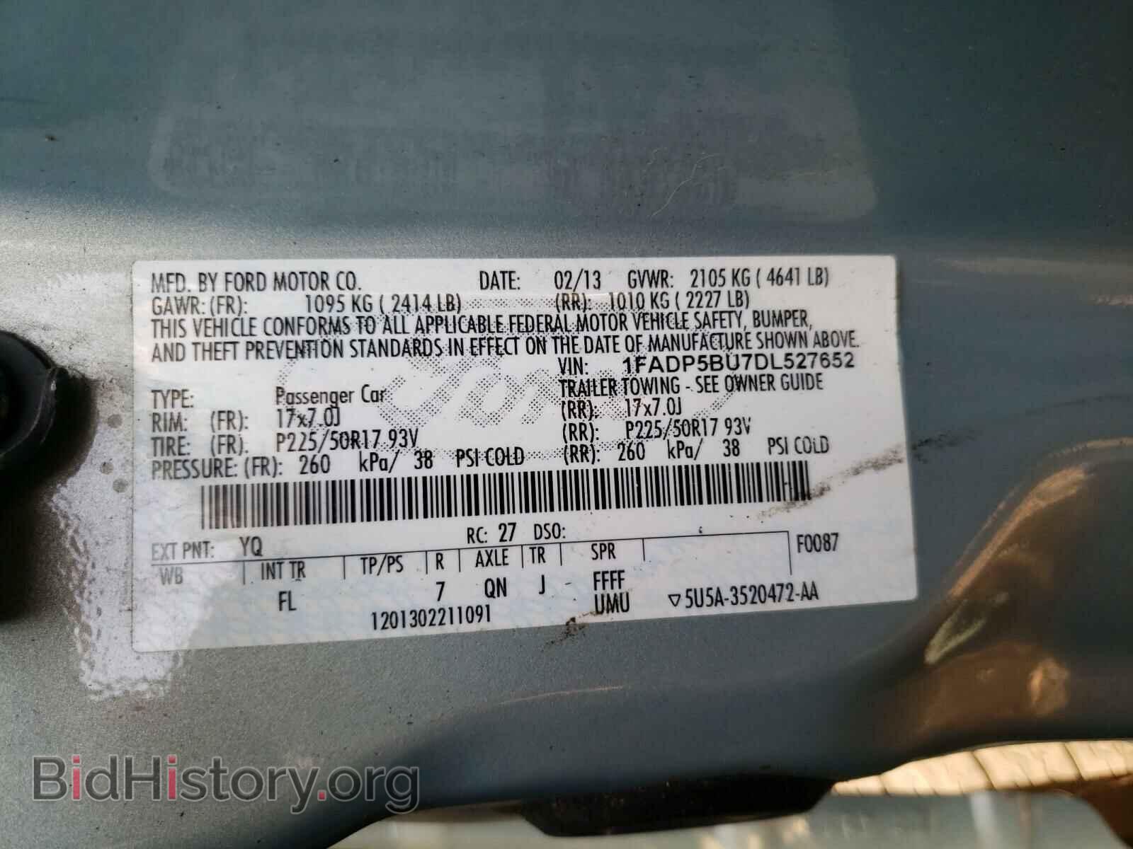 2013 FORD CMAX - VIN: 1FADP5BU7DL527652 - Photo 10