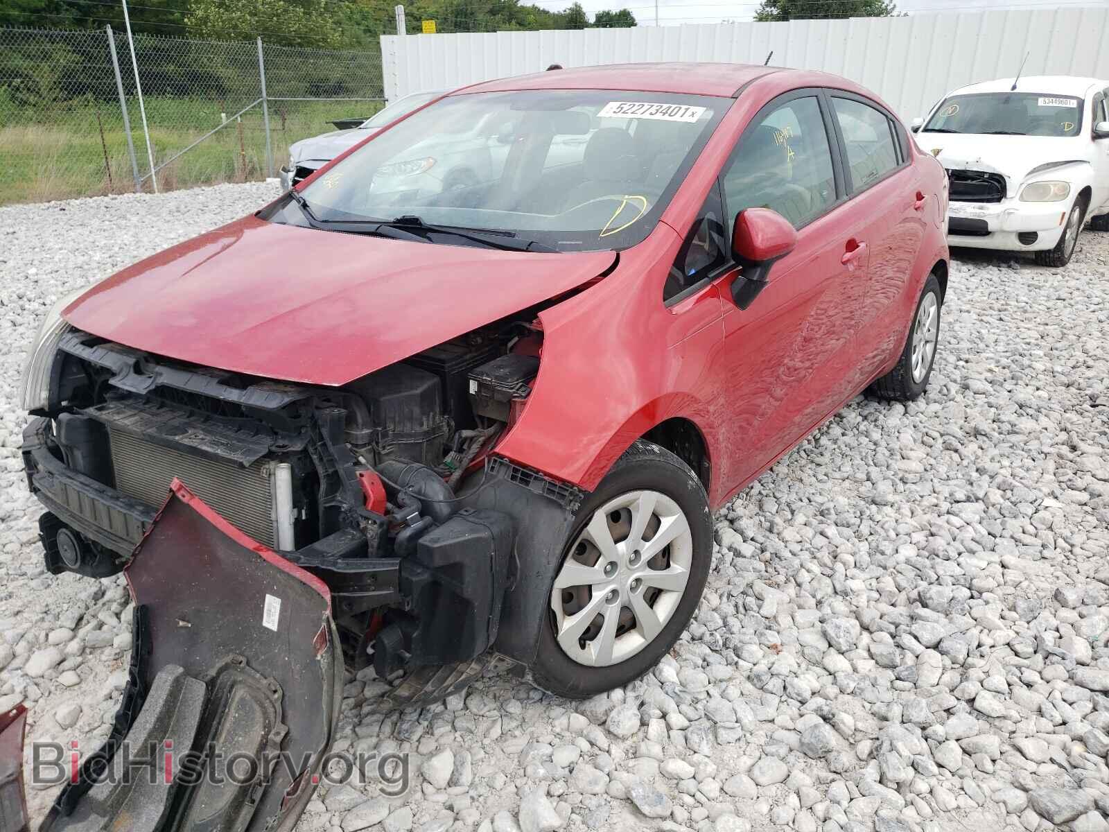 2013 KIA RIO - VIN: KNADM4A36D6232074 - Фото 2