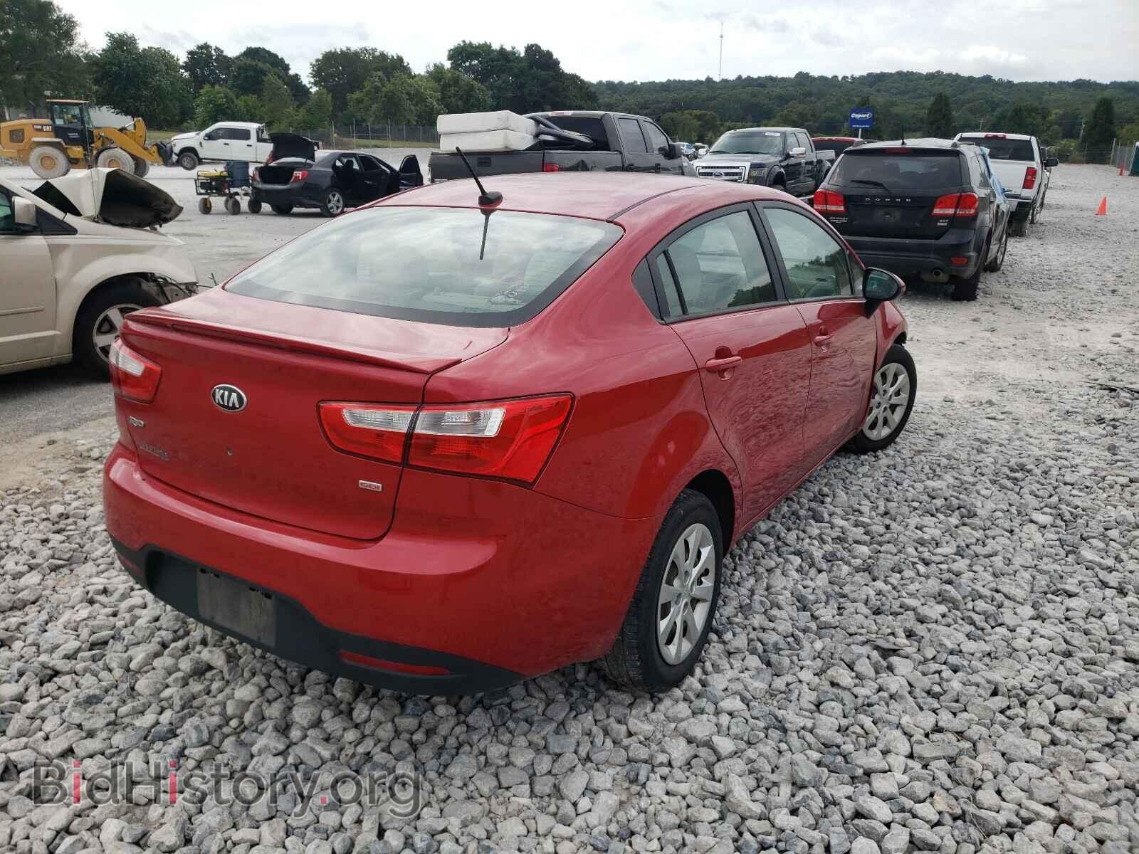 2013 KIA RIO - VIN: KNADM4A36D6232074 - Фото 4