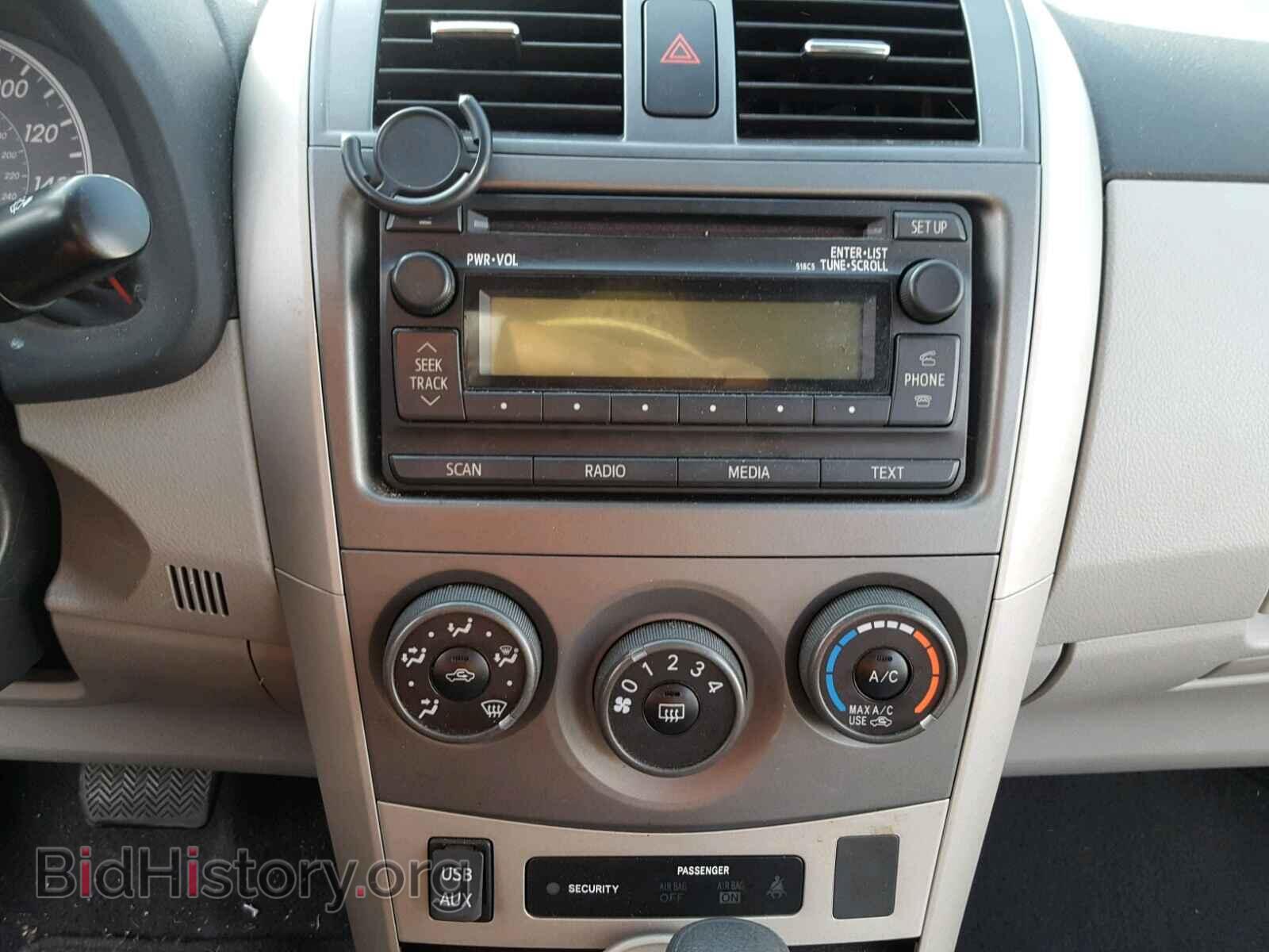 2012 TOYOTA COROLLA BA - VIN: 2T1BU4EE7CC760865 - Фото 9