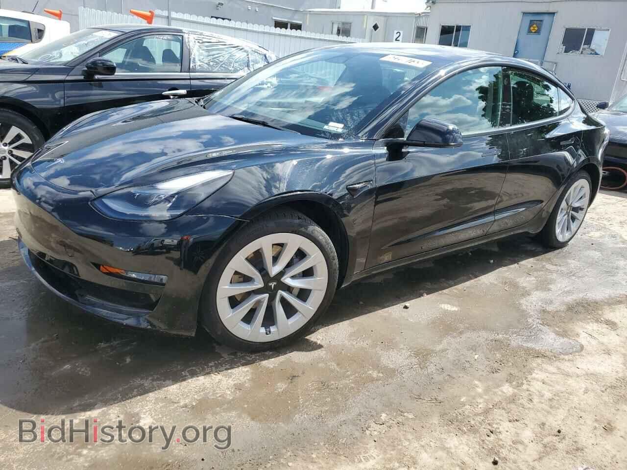 Photo 5YJ3E1EB6NF185551 - TESLA MODEL 3 2022