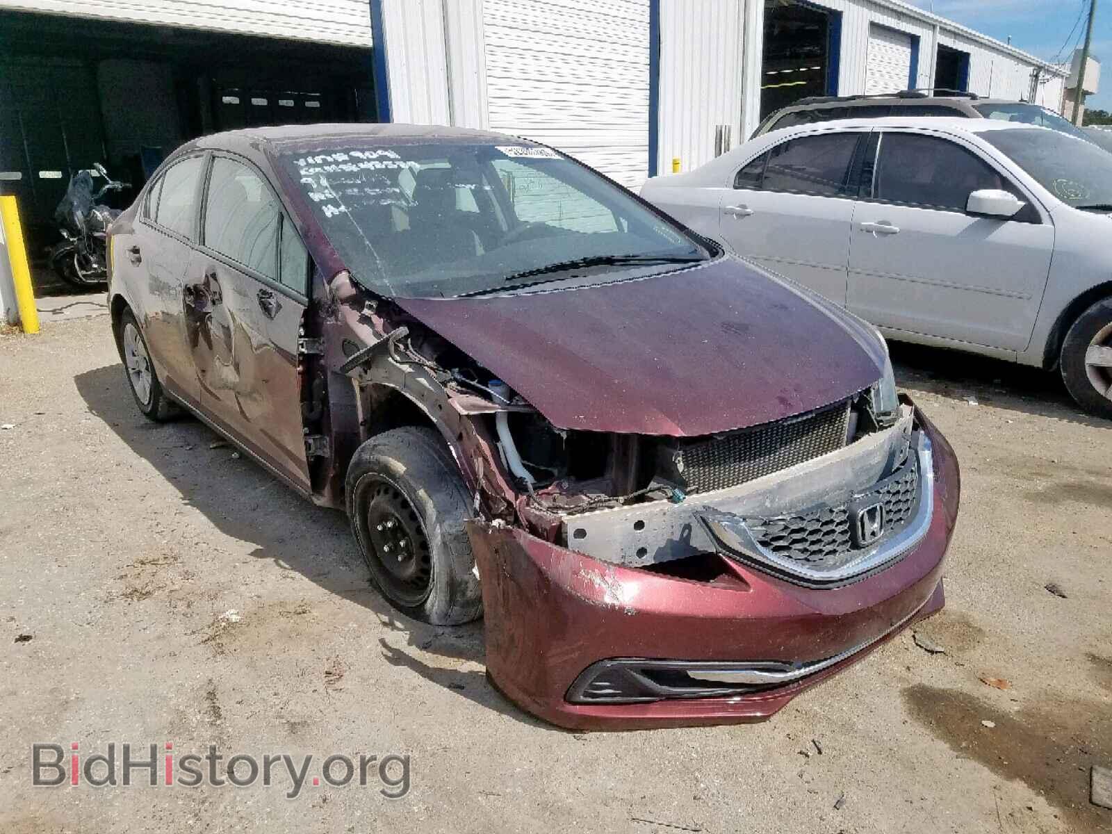 Фотография 19XFB2F57DE029091 - HONDA CIVIC LX 2013