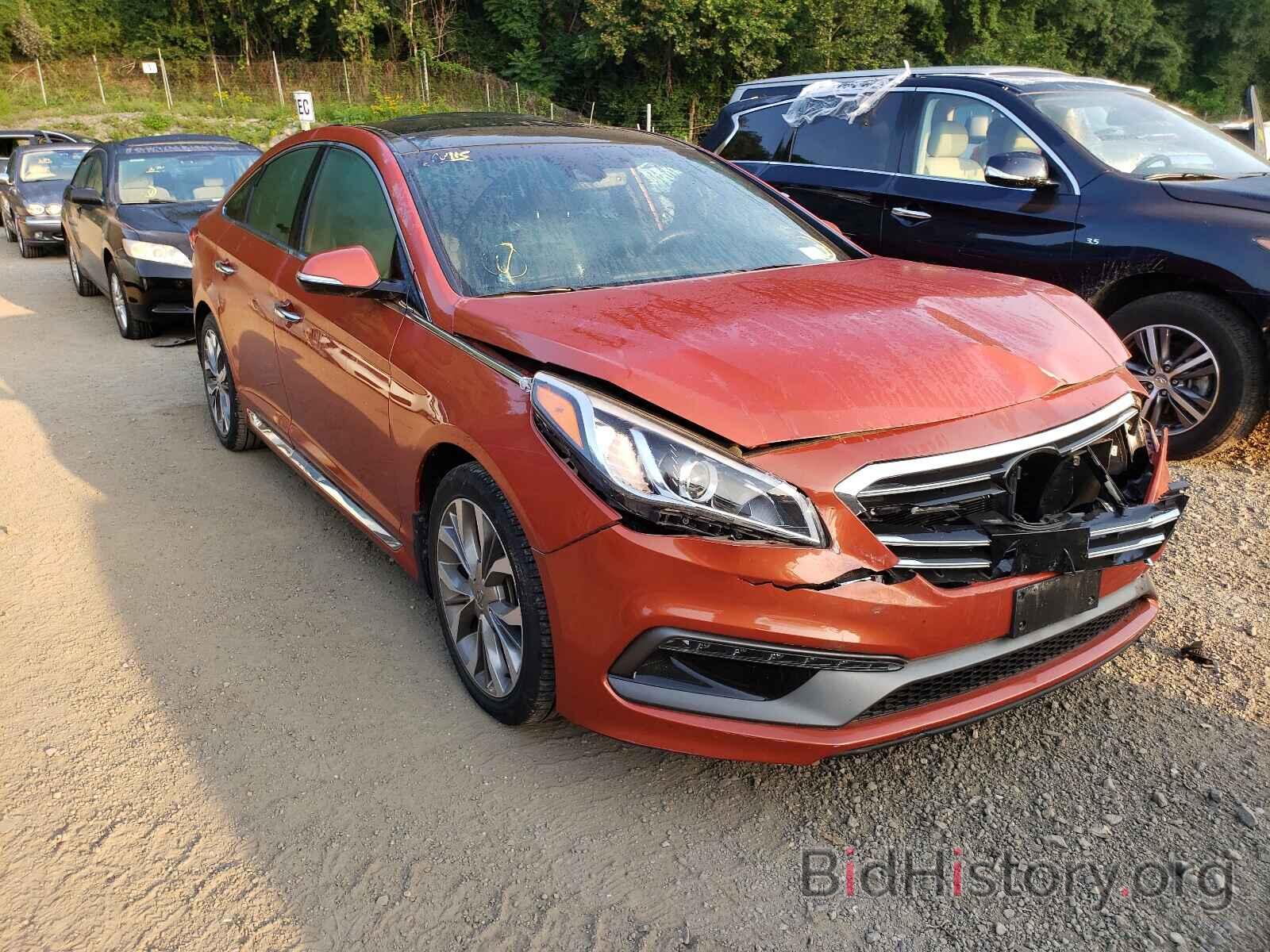 Фотография 5NPE34AB7FH115498 - HYUNDAI SONATA 2015