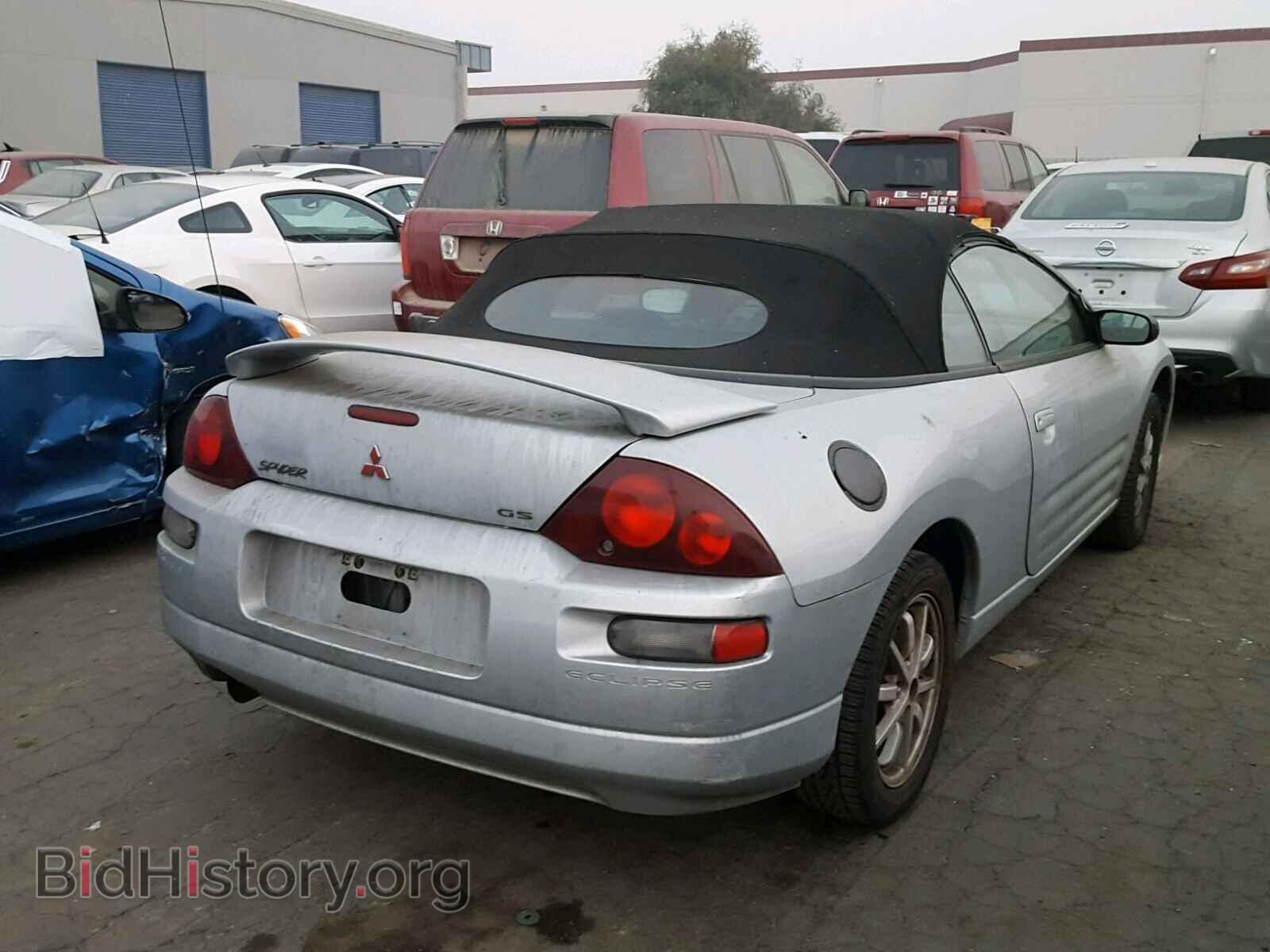 2001 MITSUBISHI ECLIPSE - VIN: 4A3AE45G81E223097 - Фото 4