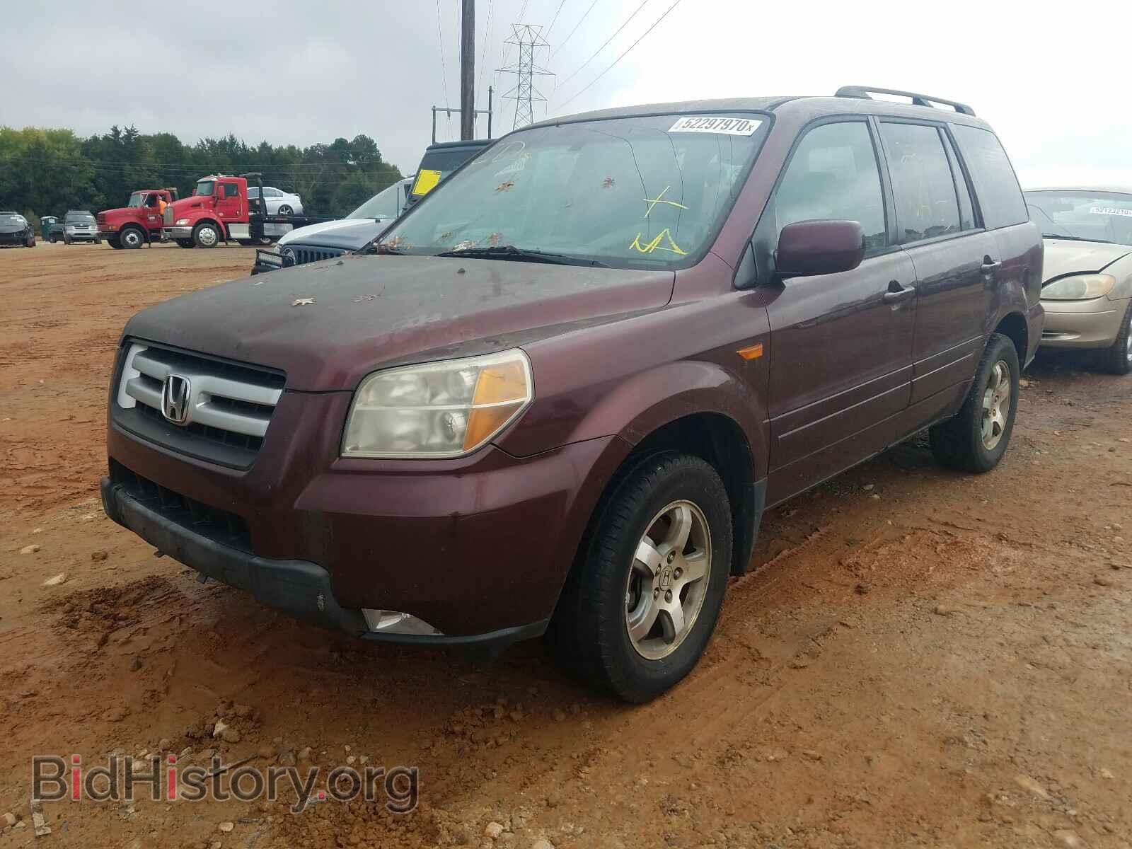 2007 HONDA PILOT - VIN: 2HKYF18557H520926 - Фото 2