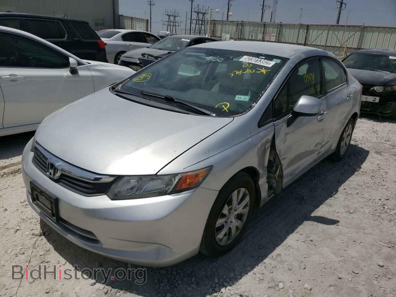 2012 HONDA CIVIC - VIN: 2HGFB2F55CH578616 - Фото 2