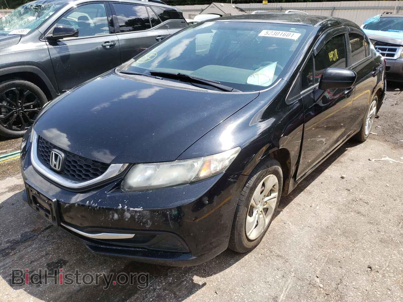 2014 HONDA CIVIC - VIN: 2HGFB2F57EH503984 - Фото 2