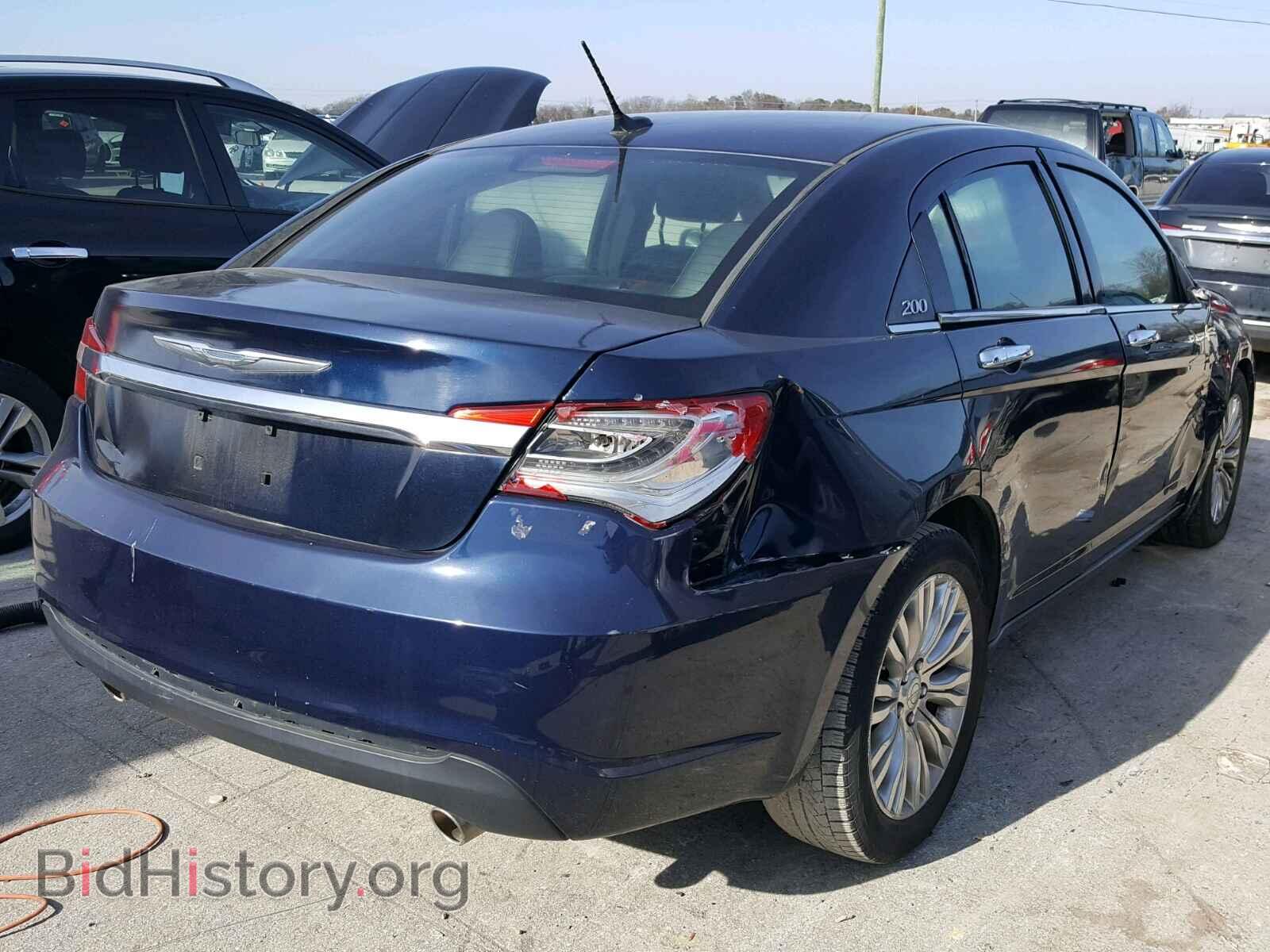 2013 CHRYSLER 200 - VIN: 1C3CCBCG7DN609298 - Фото 4