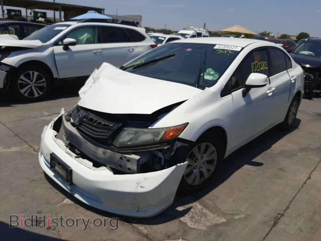 2012 HONDA CIVIC - VIN: 2HGFB2F53CH567730 - Фото 2