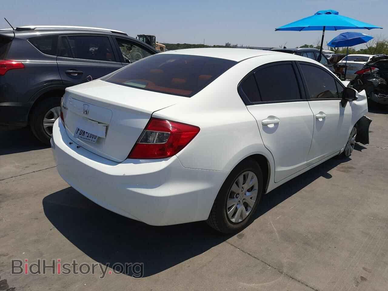 2012 HONDA CIVIC - VIN: 2HGFB2F53CH567730 - Фото 4