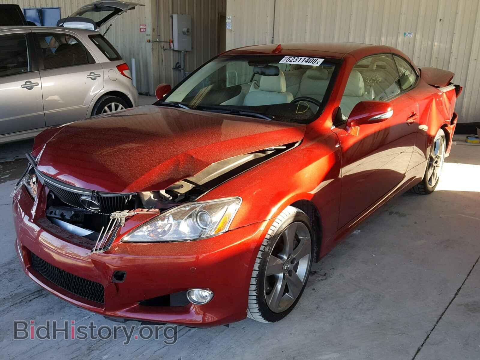 2010 LEXUS IS - VIN: JTHFE2C24A2505015 - Фото 2