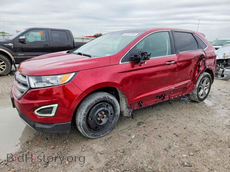 2018 Ford EDGE Titanium (VIN 2FMPK3K83JBB26975) — photo 1 of 13, Copart, damage: side