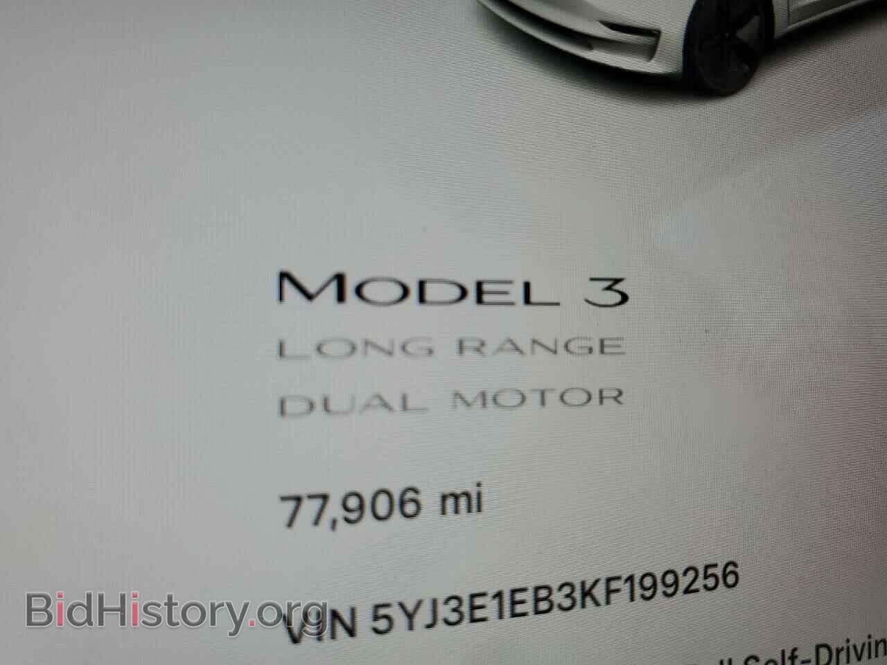 2019 TESLA MODEL 3 - VIN: 5YJ3E1EB3KF199256 - Photo 9