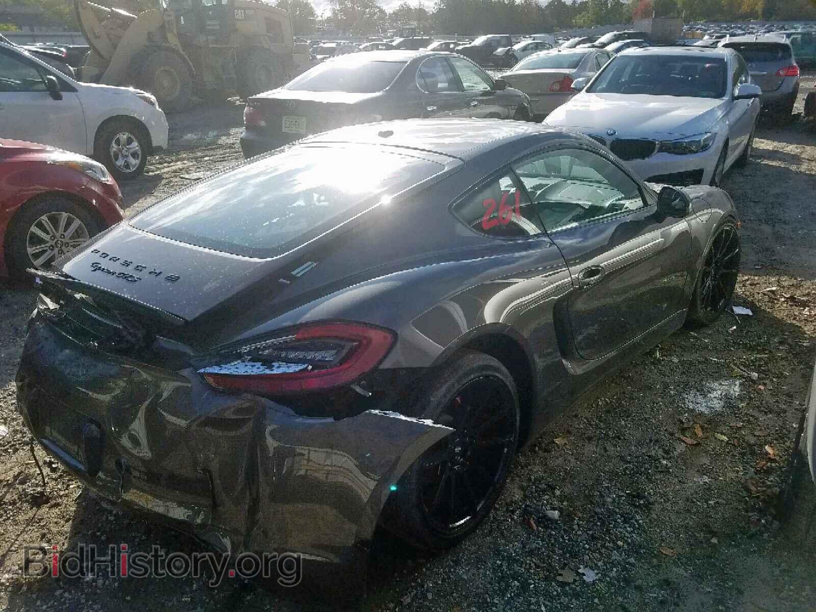2016 PORSCHE CAYMAN - VIN: WP0AB2A88GK185654 - Фото 4