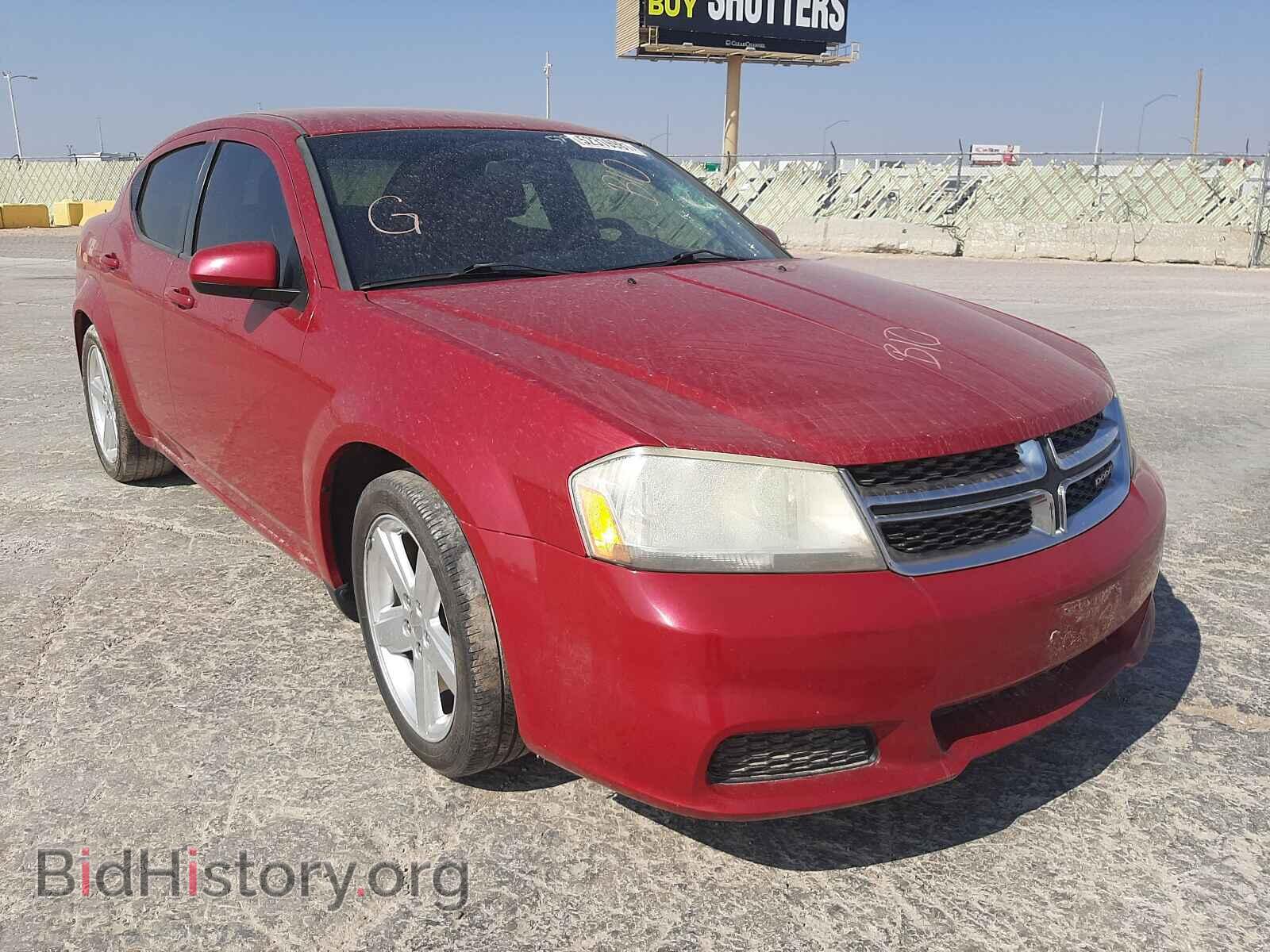 Photo 1C3CDZCB0CN158935 - DODGE AVENGER 2012