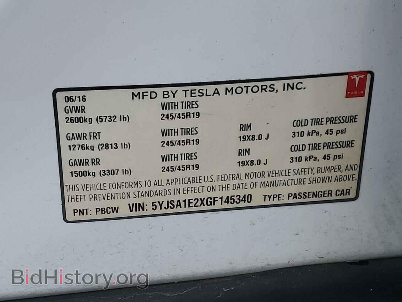2016 TESLA MODEL S - VIN: 5YJSA1E2XGF145340 - Photo 12