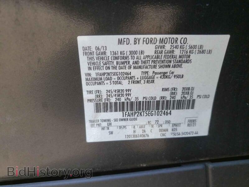 2014 Ford TAURUS (VIN 1FAHP2KT5EG102464) — photo 10 of 10