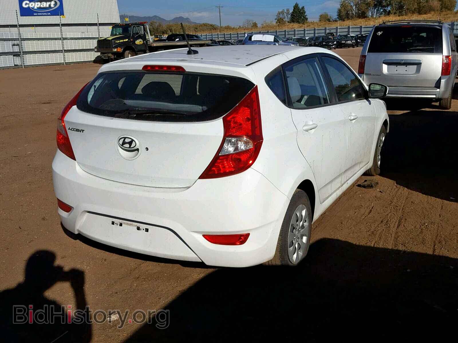 2015 HYUNDAI ACCENT - VIN: KMHCT5AE4FU201215 - Фото 4