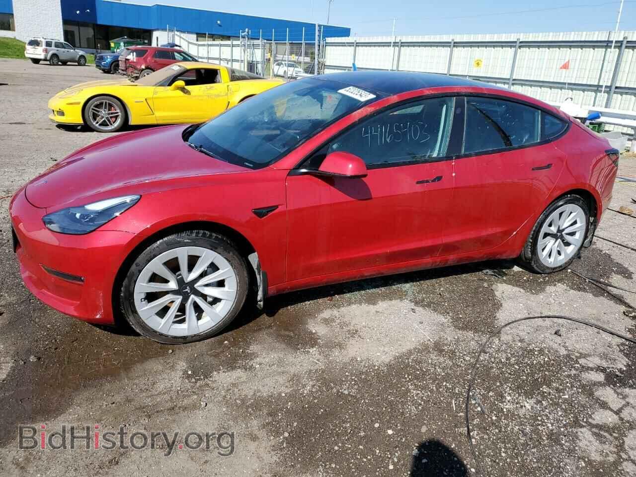 Photo 5YJ3E1EB4MF013162 - TESLA MODEL 3 2021