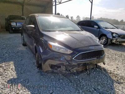 2017 Ford FOCUS Focus S, black — VIN 1FADP3E28HL336715, Copart