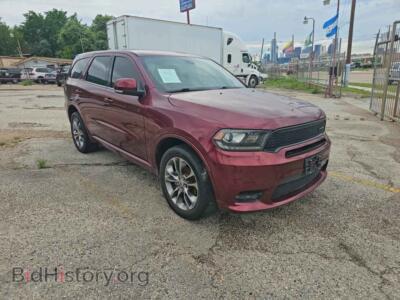 2019 Dodge DURANGO GT, burgundy — VIN 1C4RDJDG8KC684905, Copart