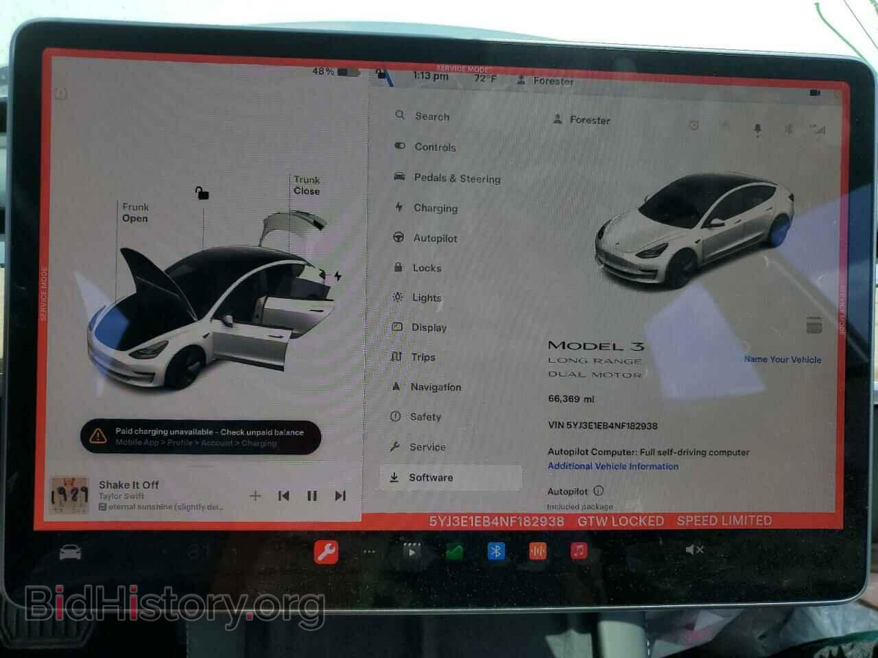 2022 TESLA MODEL 3 - VIN: 5YJ3E1EB4NF182938 - Фото 9
