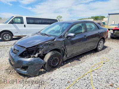 2009 Toyota COROLLA XLE, gray — VIN JTDBL40E599079676, Copart